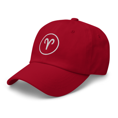 Aries Zodiac Dad Hat – Embroidered Astrology Baseball Cap