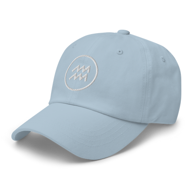 Aquarius Zodiac Dad Hat – Embroidered Astrology Baseball Cap