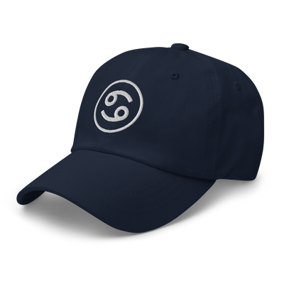 Cancer Zodiac Dad Hat – Embroidered Astrology Baseball Cap