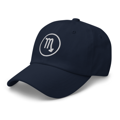 Scorpio Zodiac Dad Hat – Embroidered Astrology Baseball Cap