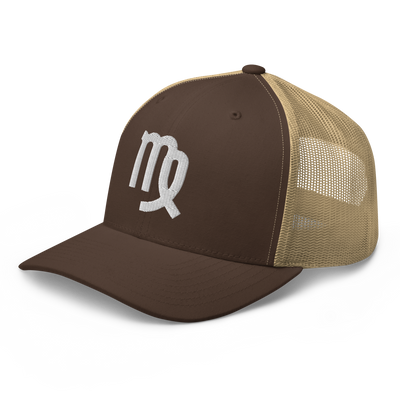 Virgo Zodiac Trucker Hat – Embroidered Mesh Cap