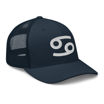 Cancer Zodiac Trucker Hat – Embroidered Mesh Cap